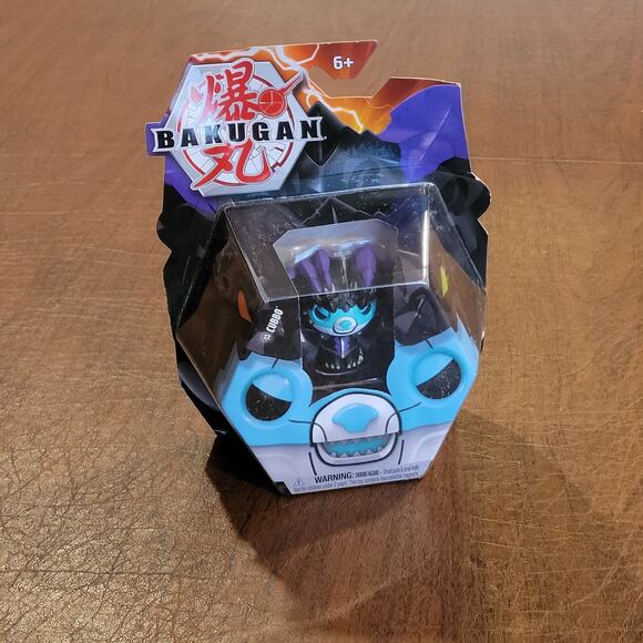 Bakugan CUBBO Black Nillious Battle Planet 2022 Action Figure Spin Master New - Picture 1 of 7